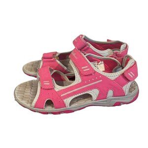 Eddie Bauer Girls Kelsey Sport Sandals Pink Adjustable Hook And Loop 4 EUR 36